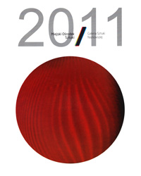 Okładka Katalogu podsumowującego działalność Galerii Sztuki Najnowszej w 2011 roku